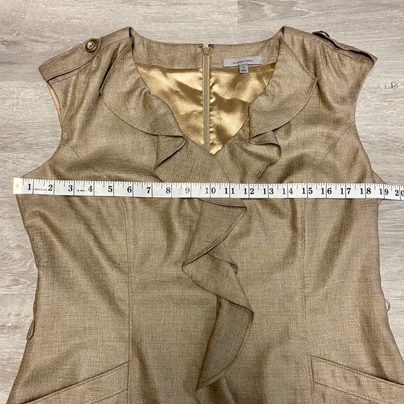 *SOLD* Classiques Entier Ruffle Front Belted Dress - Picture 10 of 14